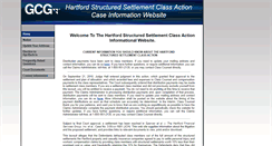 Desktop Screenshot of hartfordstructuredsettlementclassaction.com