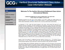 Tablet Screenshot of hartfordstructuredsettlementclassaction.com